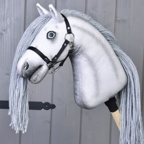 Kopie: Hobby Horse Silver with black Halter (size S)