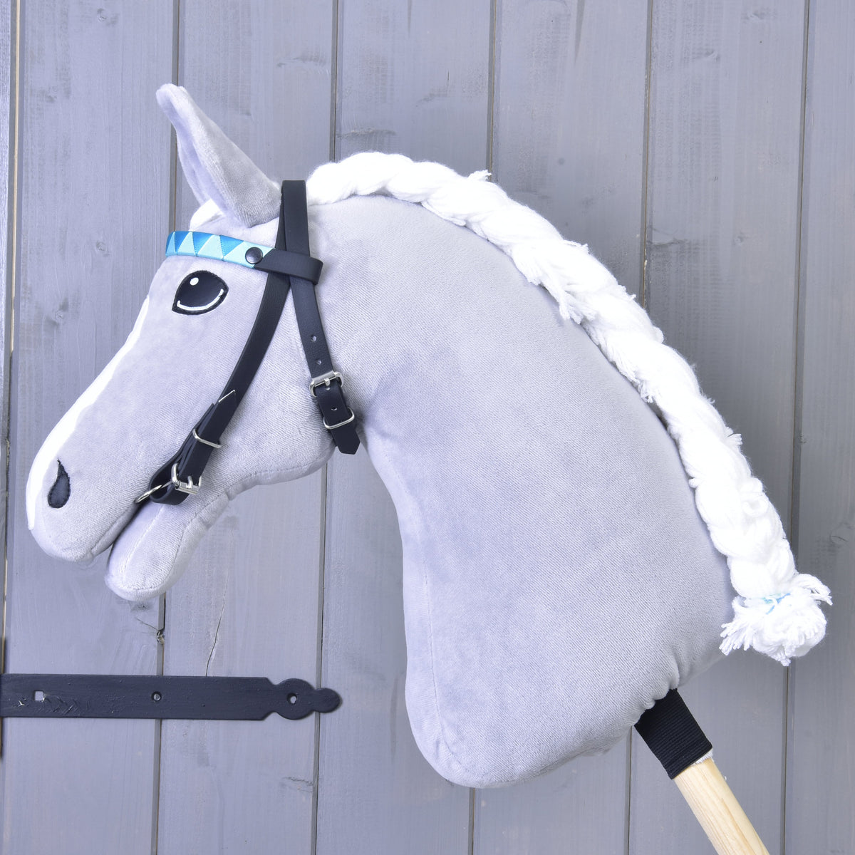 Bridle with 2 headbands turquoise (Size M) Hobby Horse LarDen