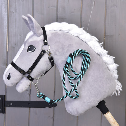 Hobby Horse - Leash green stripe