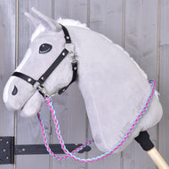 Reins knited pinkie blue