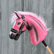 Hobby Horse LarDen Pinkie with a glittery halter
