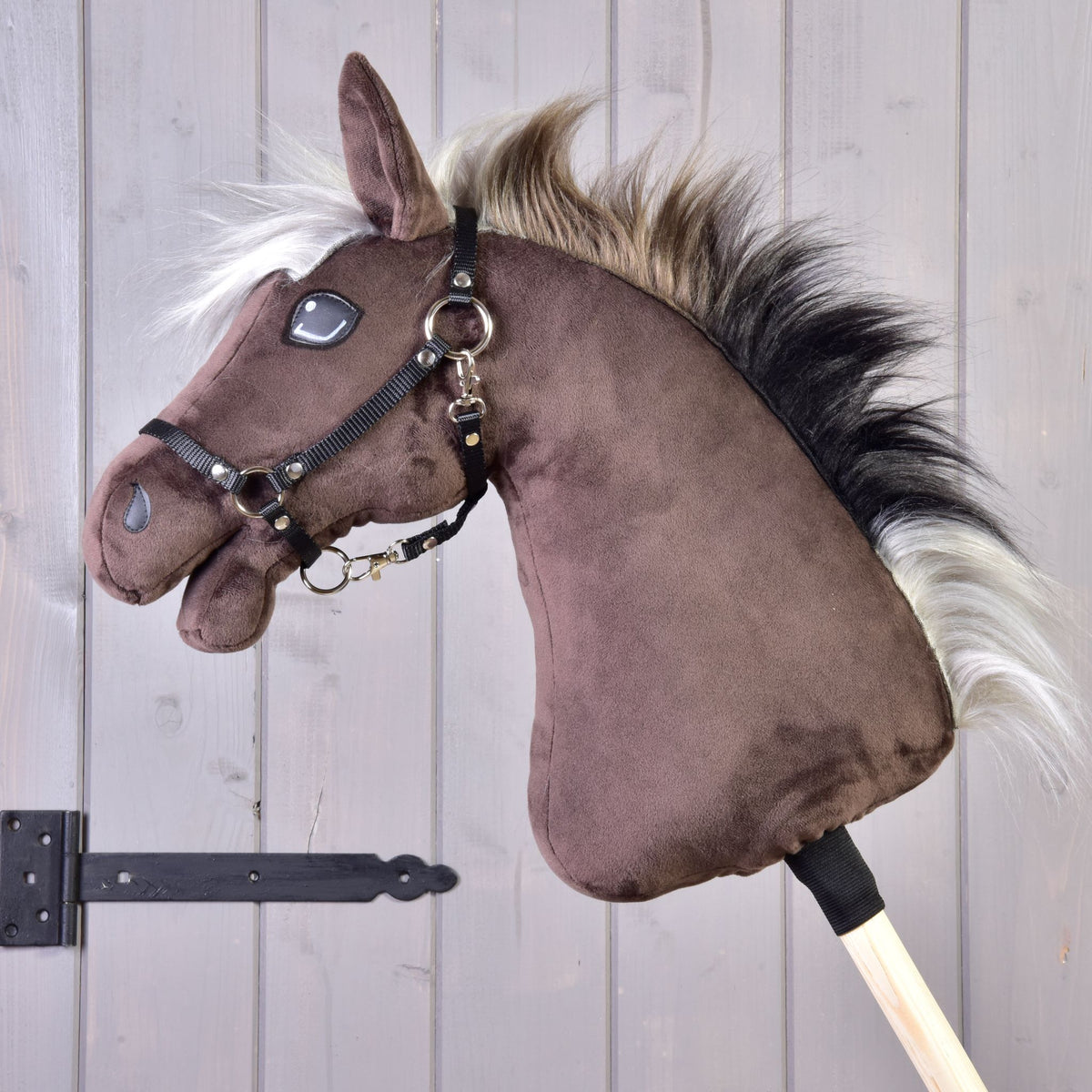 Hobby Horse Alfredo with Black Halter Hobby Horse LarDen