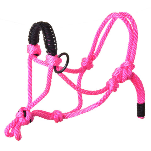 Rope halter Pink (size M)