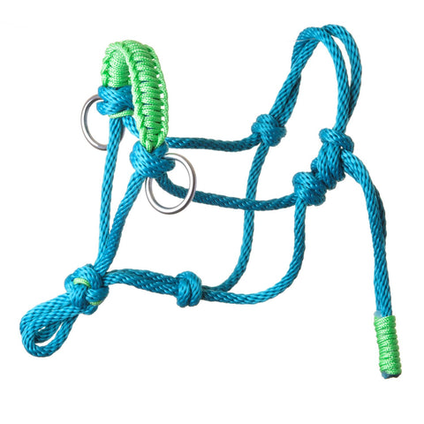 Rope halter Turquoise (size M)