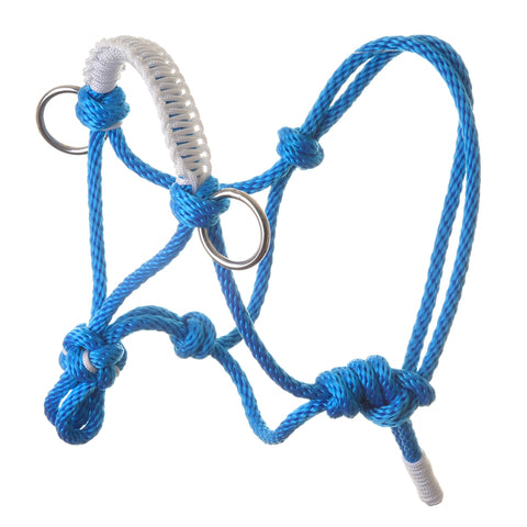 Rope halter Blue (size M)