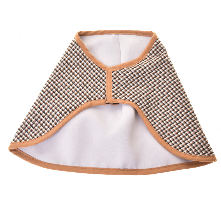 Blanket english brown plaid double-sided