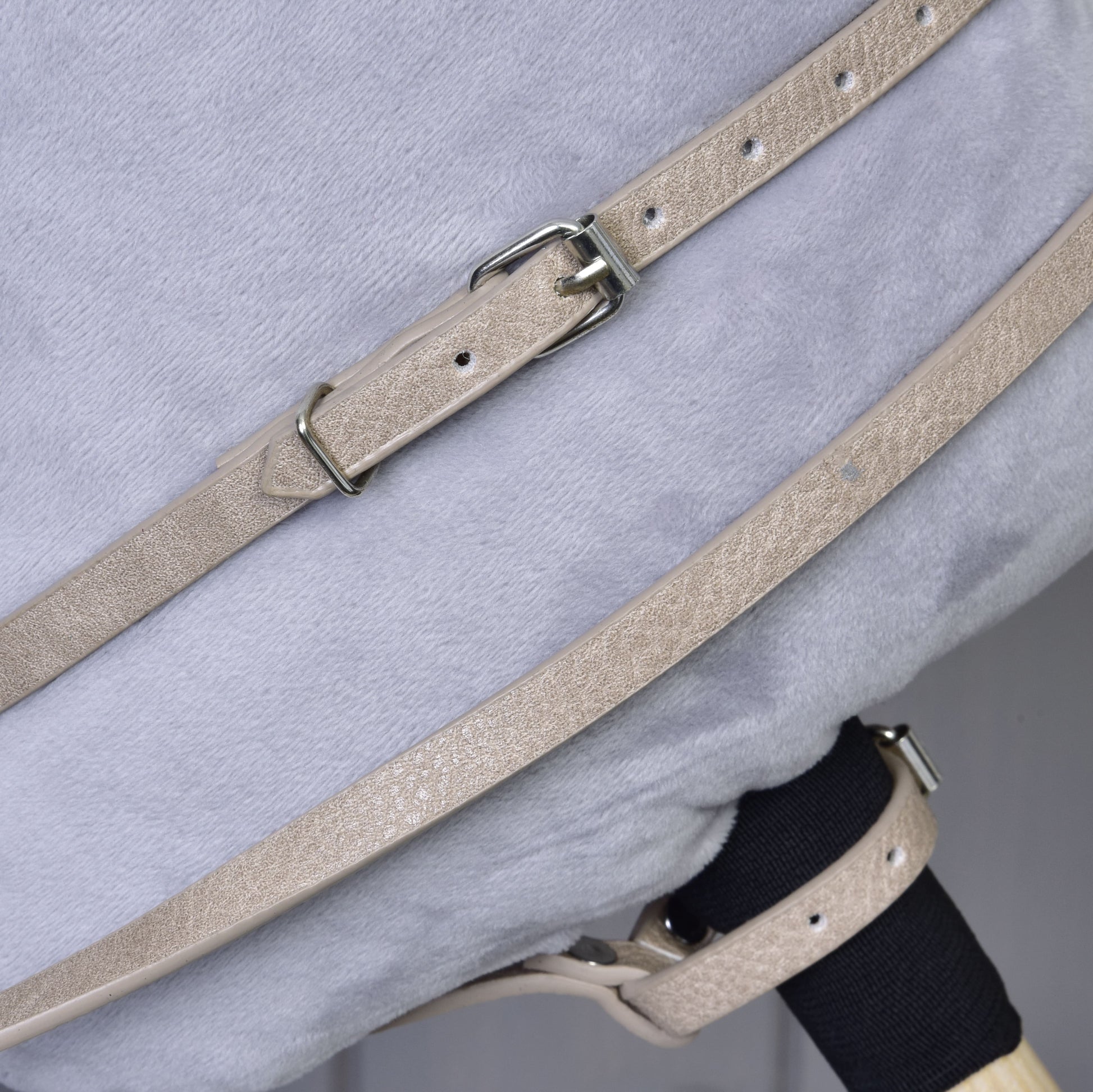 Bordeaux leatherette set - bridle, reins and martingale