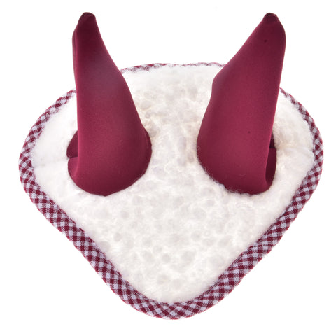 Ear bonnet cube red