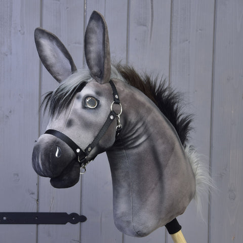 Hobby Horse Donkey Olin with black halter 1