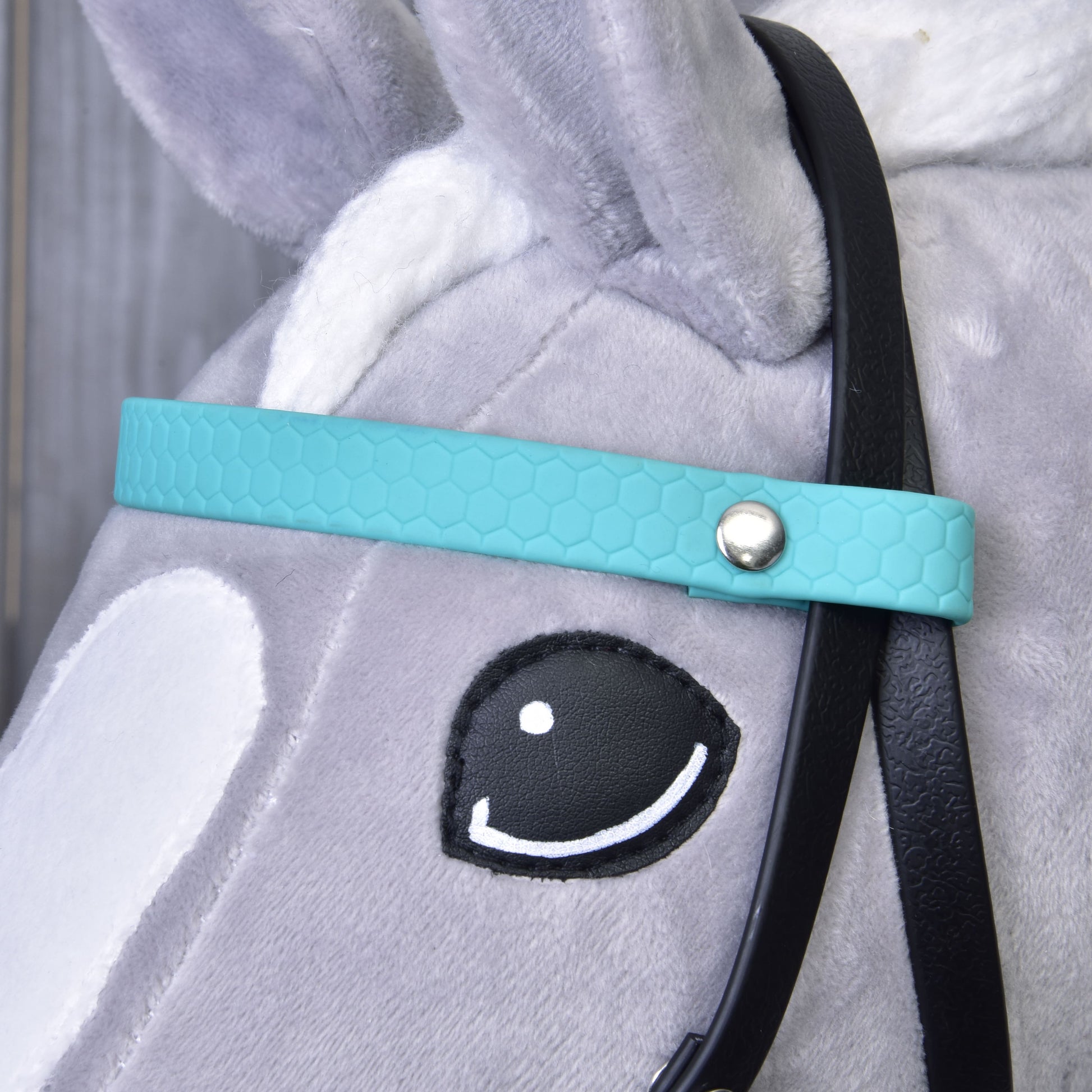 Complete bridle without noseband turquoise