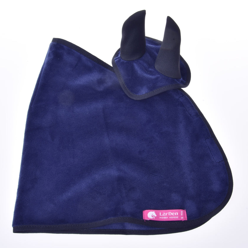 Set Dark Blue (ear bonnet + blanket)