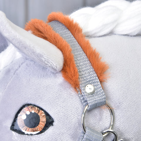 Halter grey with fur 3