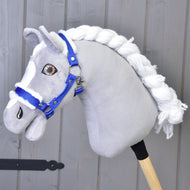 Halter blue with fur