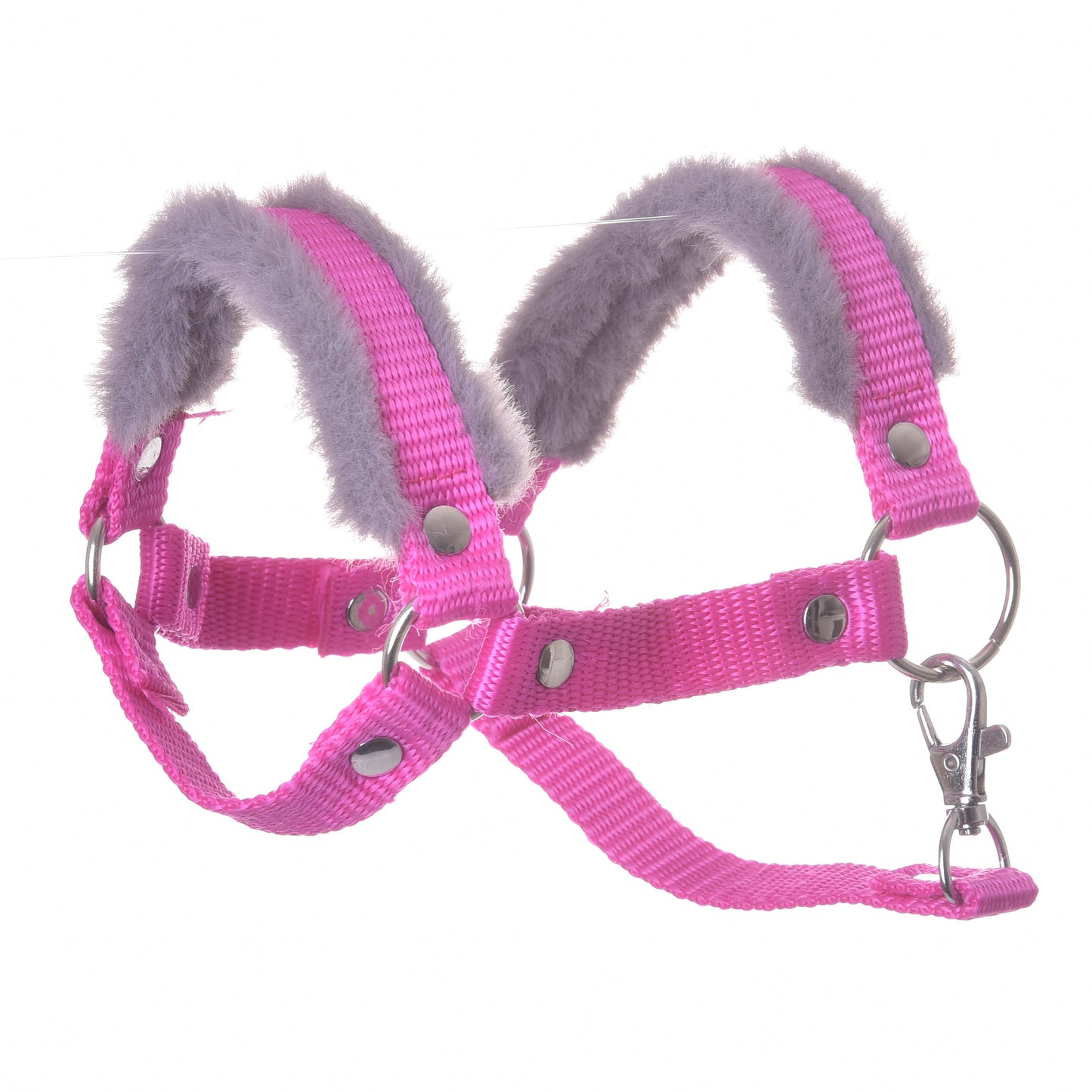 Halter pink with fur