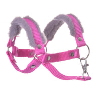 Halter pink with fur