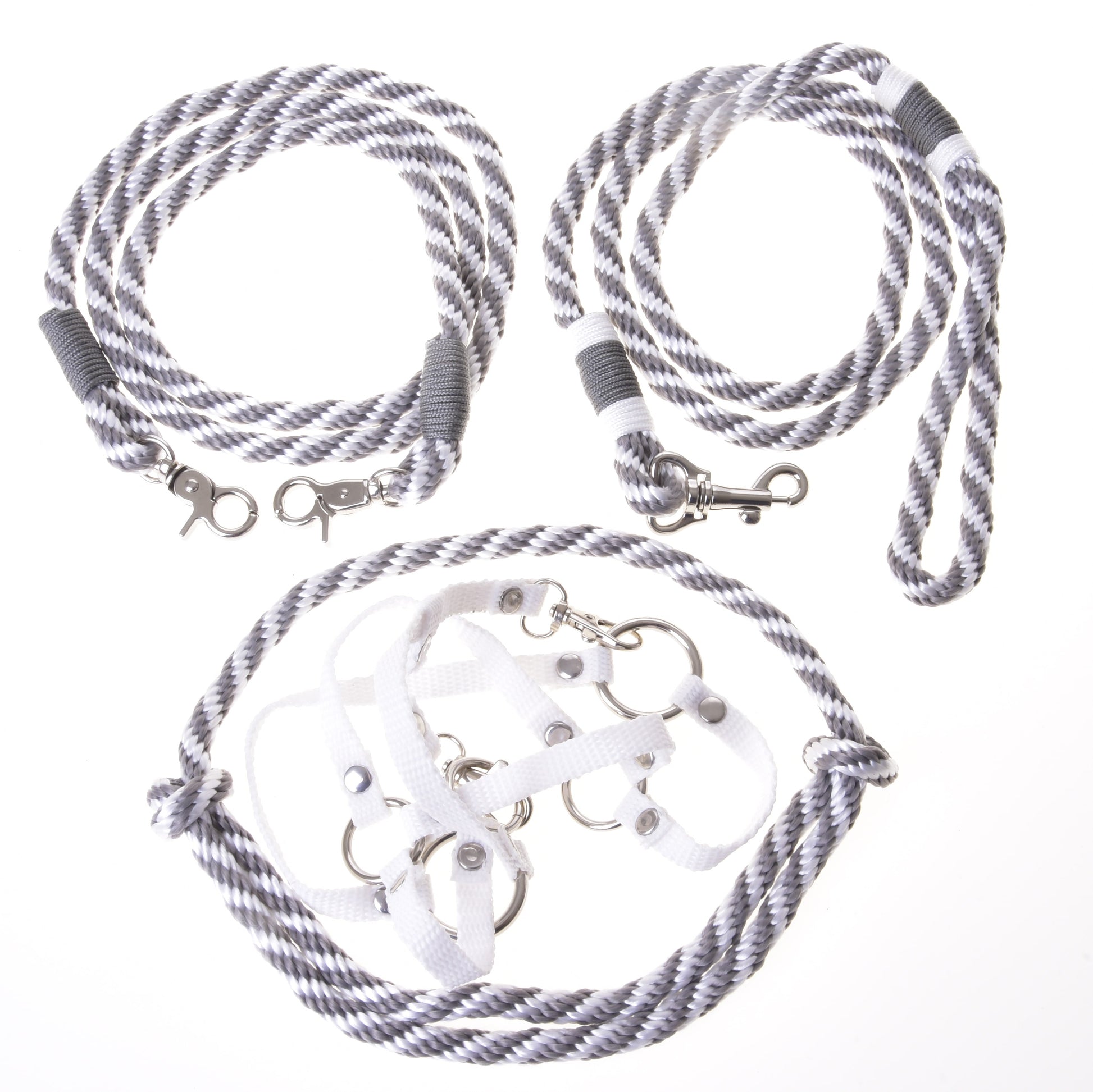 Set Start Silver (halter + cordeo + lead rope + reins)
