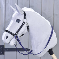 Reins rubberized Dark purple