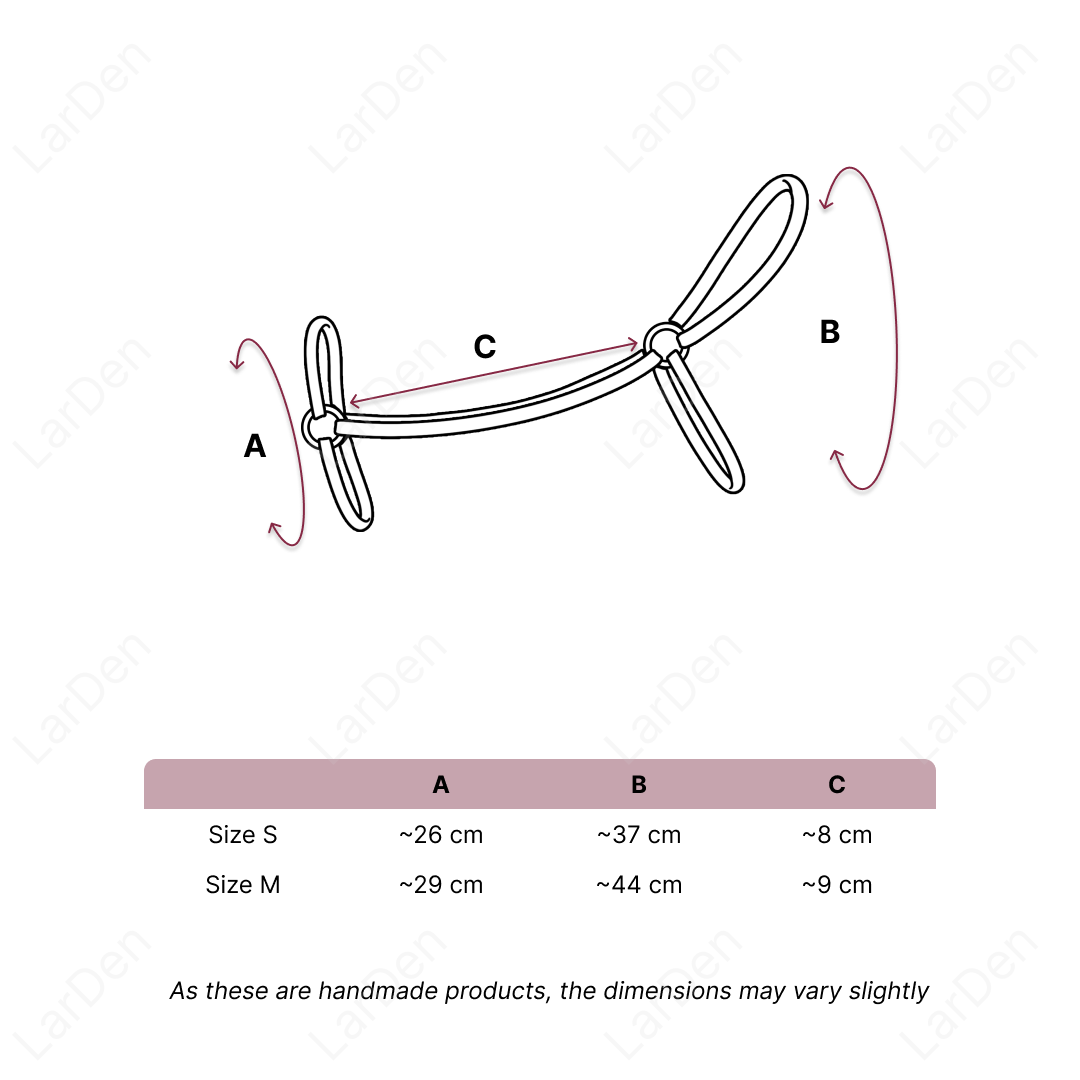 Black halter with fur - leatherette – Perfect fit