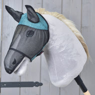 Fly Mask De Luxe Full Turquoise