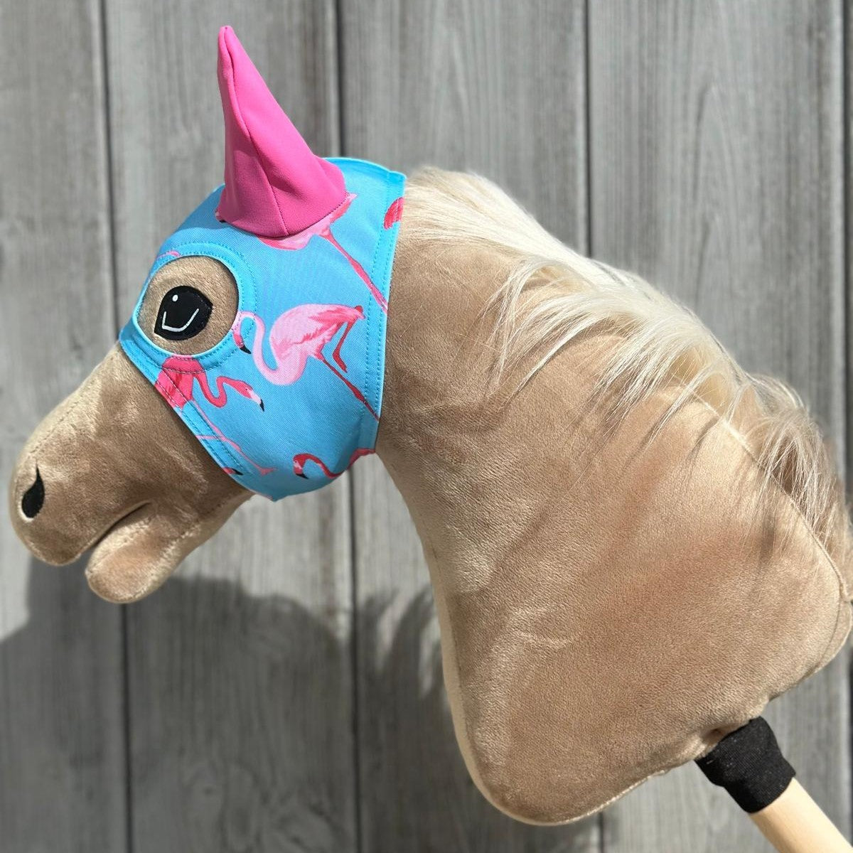 Fly Mask De Luxe Pink – Mask for Hobby Horses