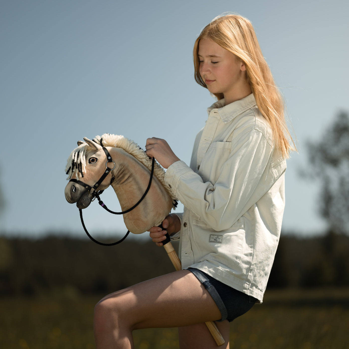 Hobby Horse - Reins lemon stripe – What are reins for Hobby Horses used for?