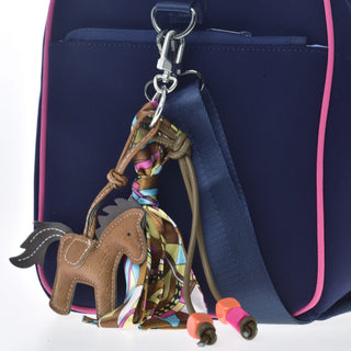 Keychain Horse Brown
