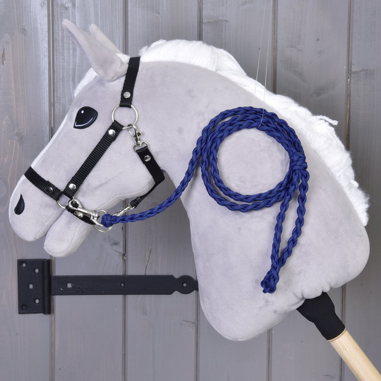 Hobby Horse -  Knitted Lead Rope Royal Blue