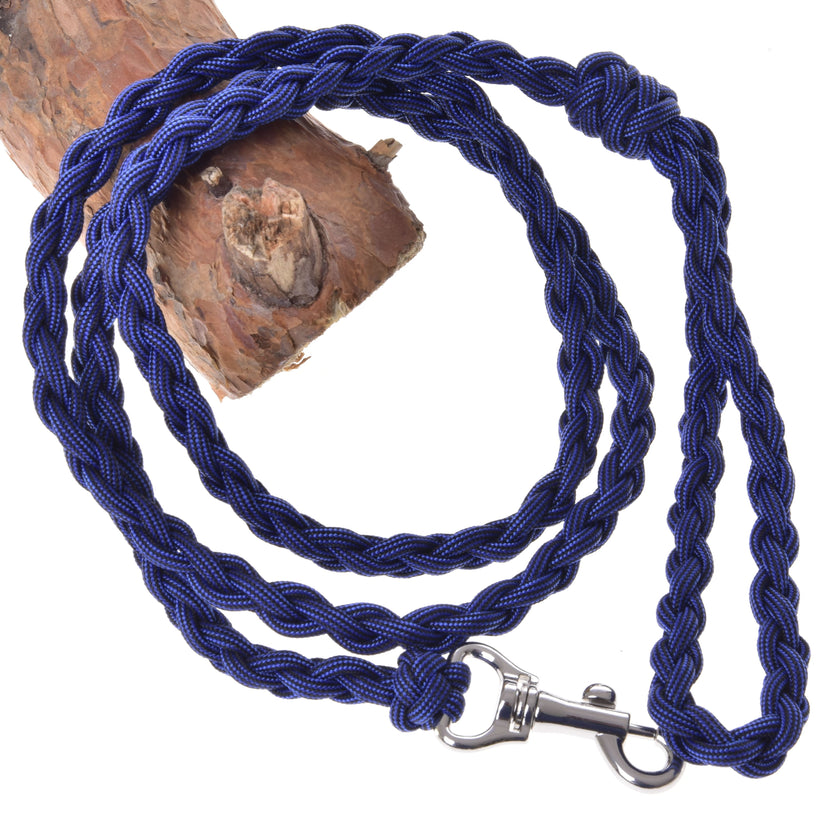 Hobby Horse -  Knitted Lead Rope Royal Blue