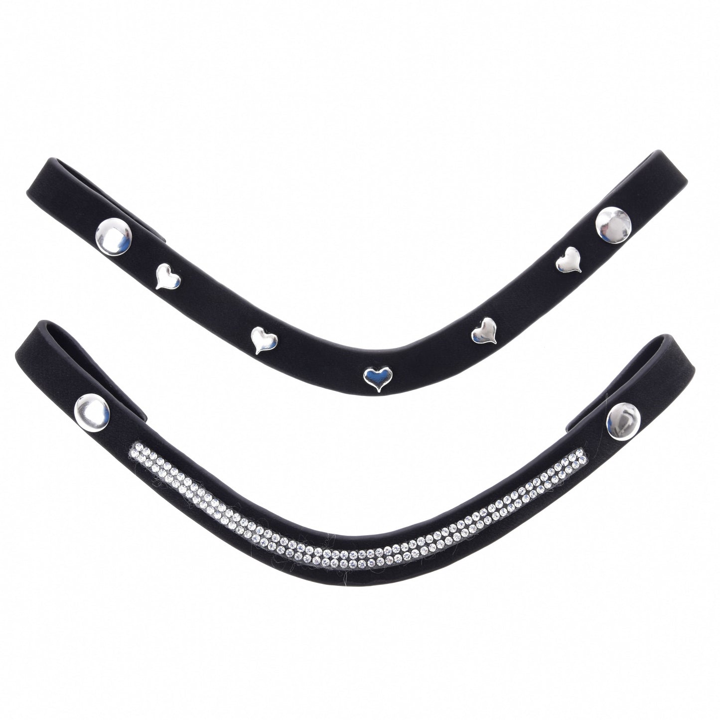 Complete De Luxe bridle with 2 browbands