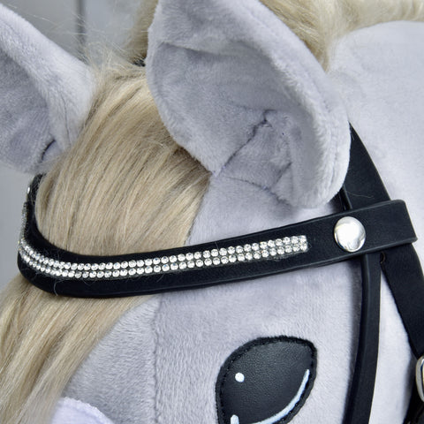 Complete De Luxe bridle with 2 browbands