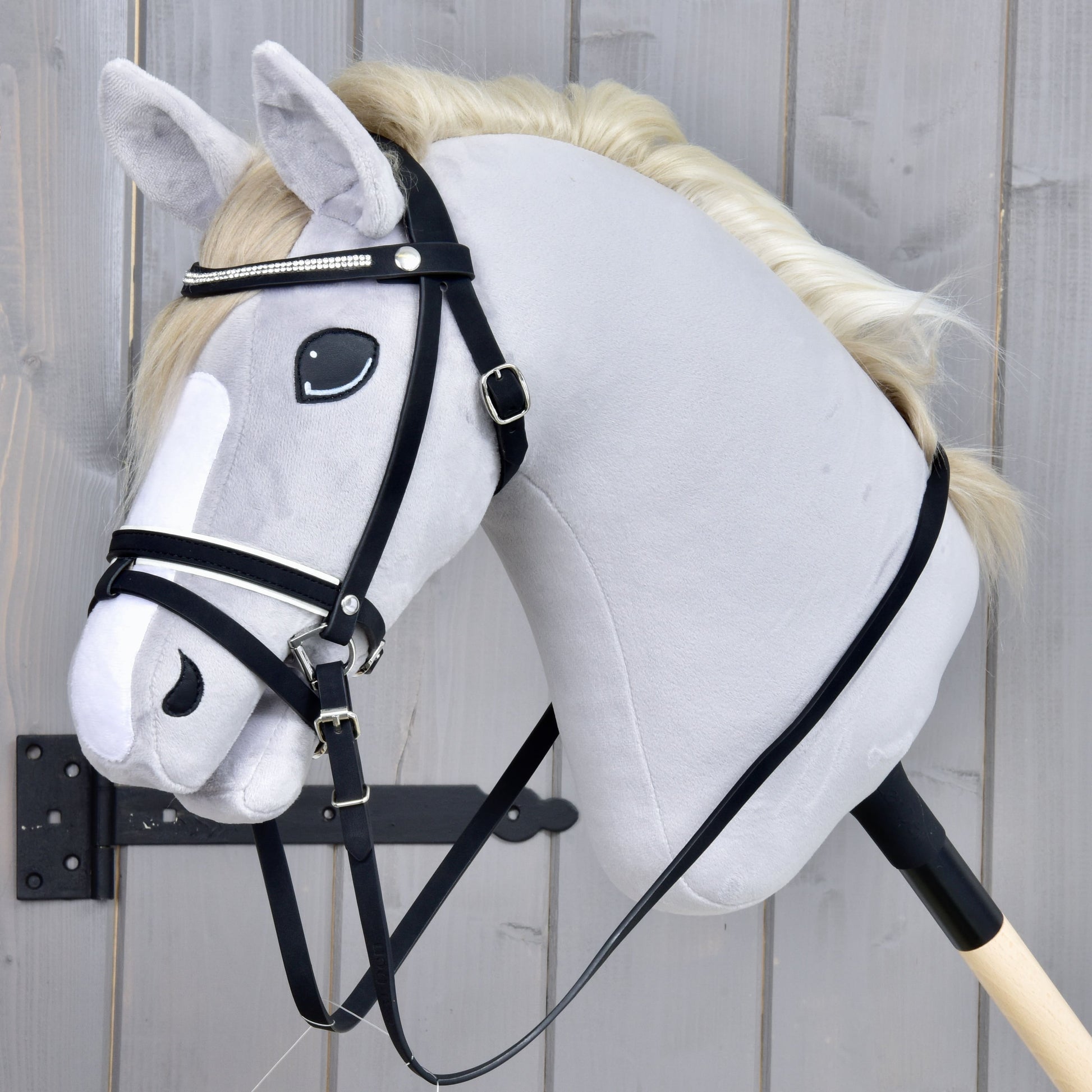 Complete De Luxe bridle with 2 browbands