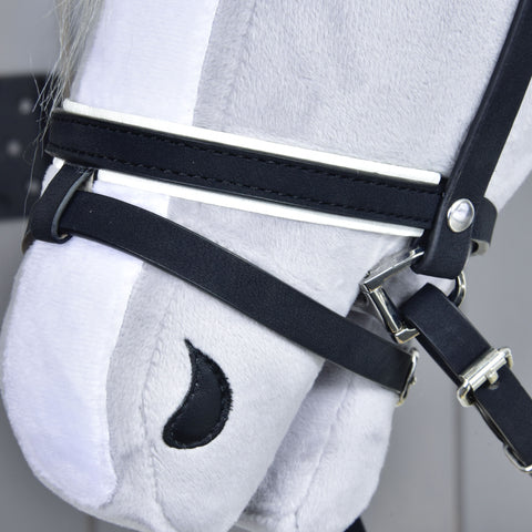 Complete De Luxe bridle with 2 browbands