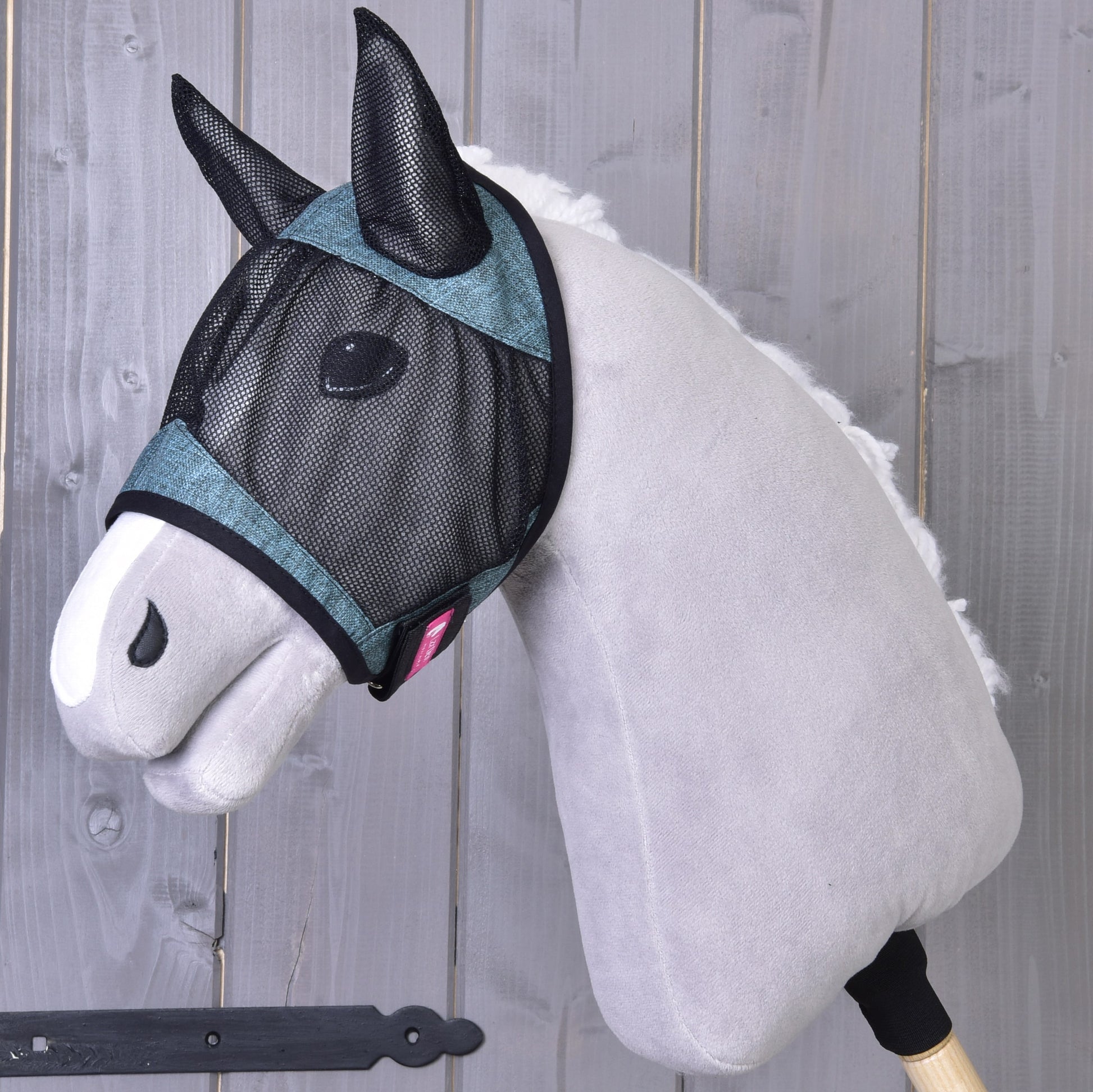 Fly Mask De Luxe Turquoise