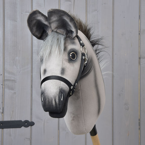 Hobby Horse Donkey Olin with Black Halter