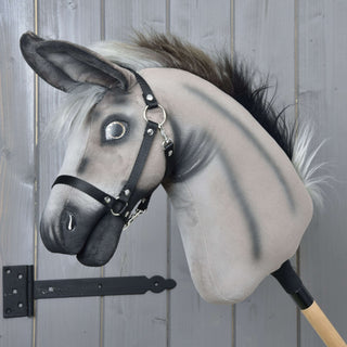 Hobby Horse Donkey Olin with Black Halter