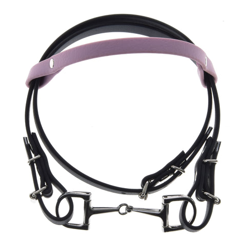 Bridle with pink headband (Size S)