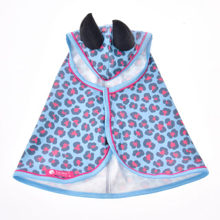 Raincoat Blue Leopard