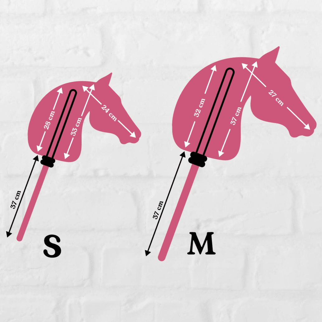 Hobby Horse Lady with Black Halter – What is the overall size?