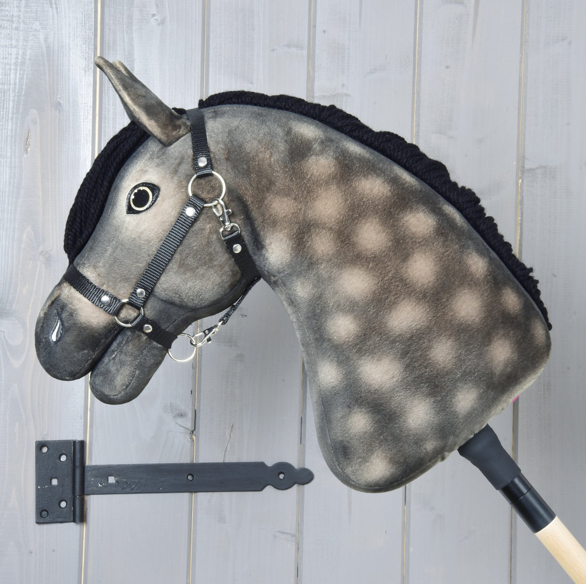 Hobby Horse Stormy with Black Halter