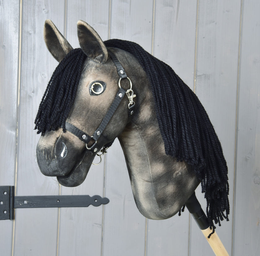 Hobby Horse Stormy with Black Halter