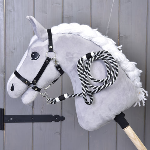 Hobby Horse - Leash black stripe 1
