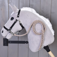 Hobby Horse -  Knitted Lead Rope Almond