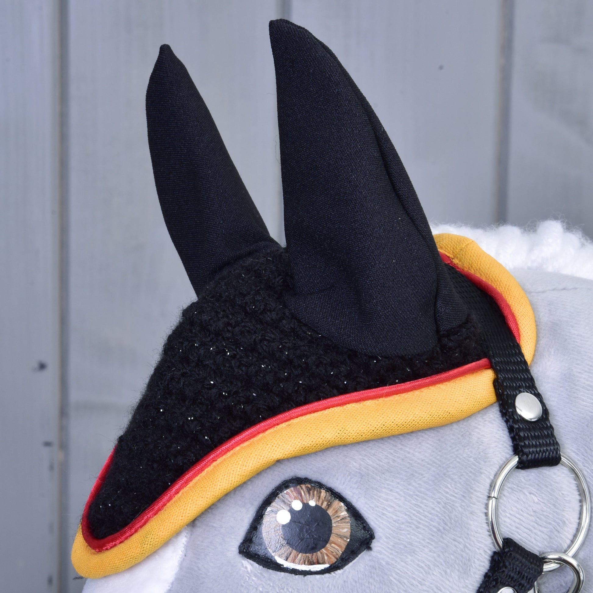 Ear bonnet crocheted Flag