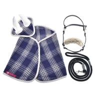 Set Cube (blanket, ear bonnet, lead rope, halter with fur)