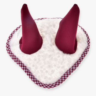 Ear bonnet cube red