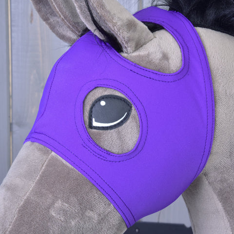 Horse Mask without ears Indigo 2