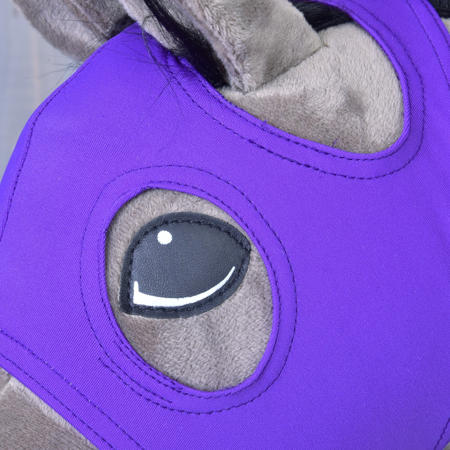 Horse Mask without ears Indigo 3