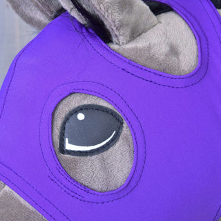 Horse Mask without ears Indigo