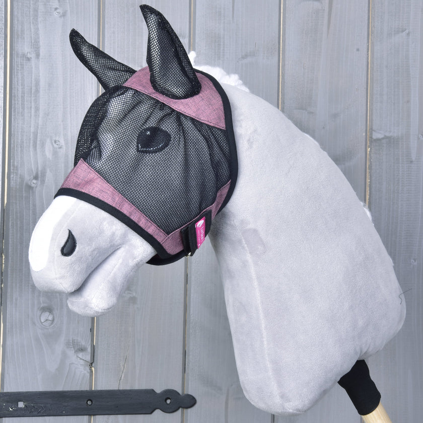 Fly Mask De Luxe Pink