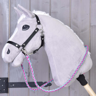 Reins knitted pinkie blue